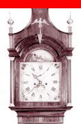 Detail of clock at Boscobel Restorations, Inc.