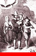 A Connecticut settler and his family
